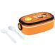 Школьный ланчбокс Kite мод 1180 с ложкой и вилкой Garfield 900мл GF25-1180