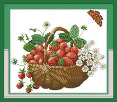 Набір для вишивання Идейка 47*42см J048 Корзина з ягодами