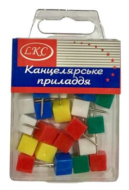 Кнопки-кубик LKC 30шт. пластик. в пласт футл 1009