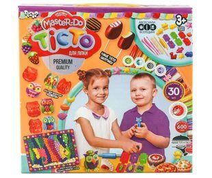 Маса для ліплення DankoToys MasterDo Люкс 30кол по 20гр + аксесуари TMD-03-06L
