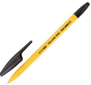 Кулькова ручка ECONOMIX YELLOW PEN 10187, Черный