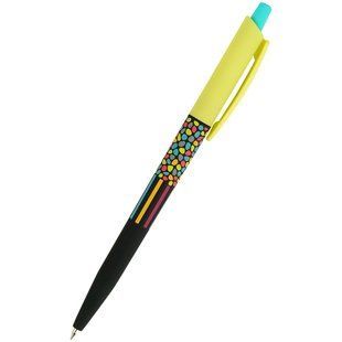 Кулькова ручка Axent Neon mosaic, автоматична синя AB1090-26-A