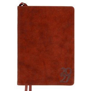 Щоденник 2027 А5 Leo Planner Case м'який CA2527**, Коричневий