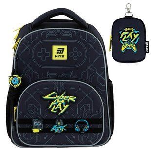Рюкзак школьный каркасный Kite мод 556 Cyber K25-556M-2 38*30*14см