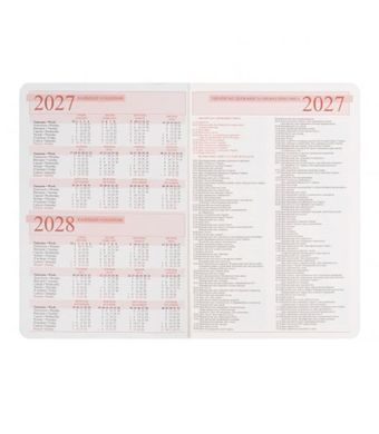 Щоденник 2027 А5 Leo Planner Case м'який CA2527**, Коричневий