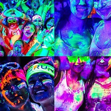Аквагрим для лица туба 1шт Paint Glow 25мл Неон - Оранжевый