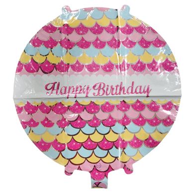 Повітряна кулька фольга Happy birthday 45*45см DBCM-0049