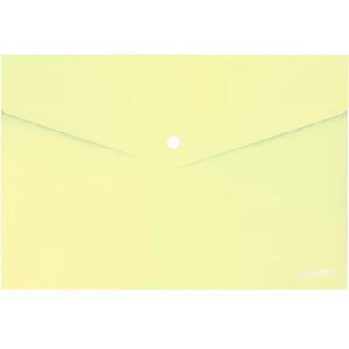 Папка-конверт А4 с кнопкой Economix 31301 пастэль непрозрачный, Бирюзовый