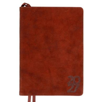 Щоденник 2027 А5 Leo Planner Case м'який CA2527**, Коричневий