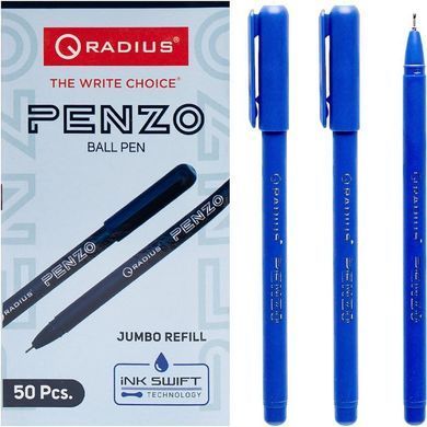 Ручка шариковая Radius Penzo Jambo Refille 6000м письма ХЗ, Синий