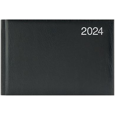 Еженедельник 2024 Brunnen 9*15,5см карманный Miradur 73-755 60 - Черный