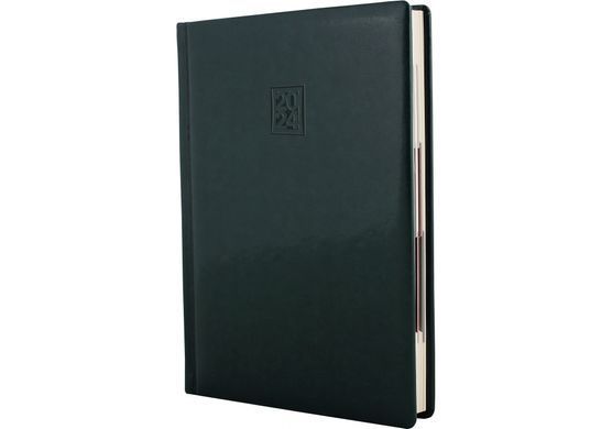Щоденник А5 OPTIMA 2024 Gloss O25217-**, Черный
