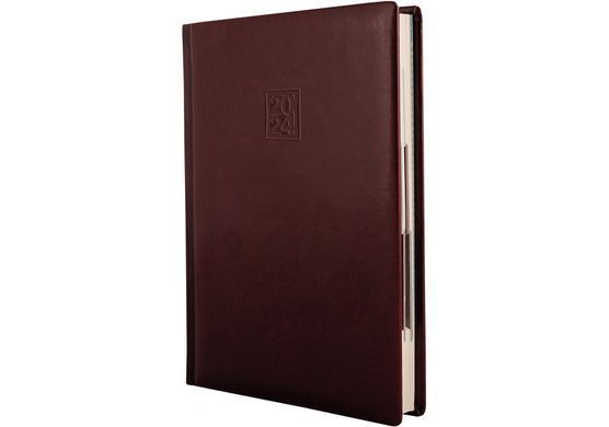 Щоденник А5 OPTIMA 2024 Gloss O25217-**, Черный