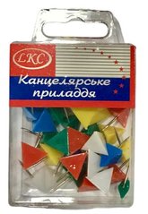 Кнопки-треугольники LKC 35шт пластик. в пластиковом футляре 1011