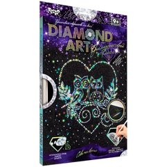Набір для творчості DankoToys DT DAR-01-03 Diamond Art Картина з стразами Сови