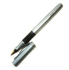 Перова ручка DOLPHIN 278/CELLO 215 полузакрите перо, метал. корпус, Червоний