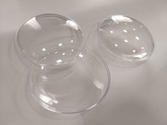 Круг-скринька прозорий пластик СкСинтез d:11см