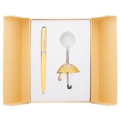 Ручки в наборе Langres Umbrella 1шт+брелок желтый LS.122022-08