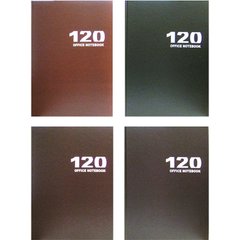 Блокнот для записей А4 120 листов Мандарин клетка (дизайн ассорти) БК176