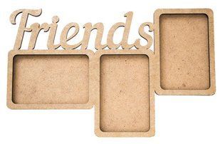 Заготовка для декорирования рамка Rosa Talent (МДФ) Friends 38*23,5*0,6см 2807021