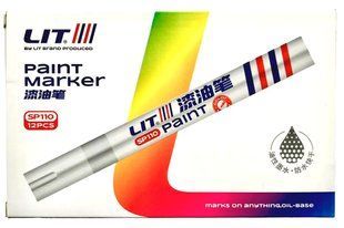 Маркер перманентний фарба Paint LT-1101/SP110/PMA-520/7501/SP111, Білий