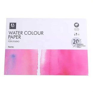 Папір-склейка для акварелі А4 20арк 300г/м2 Art Nation WaterColourPaper WPA430020/420020