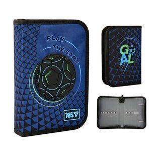 Пенал 1 отделение без отворотов Yes HP-02 First Goal 533725