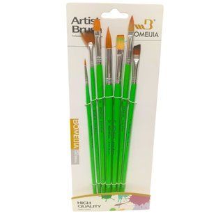 Набор кистей 7шт Bomeijia Artist Brushes синтетика микс К7670