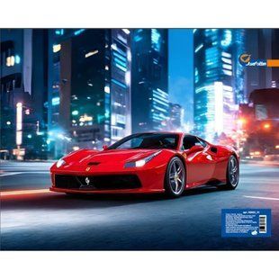 Папка-портфель 26*32см Josef Otten пластик на молнии Sportcar 2025-10S