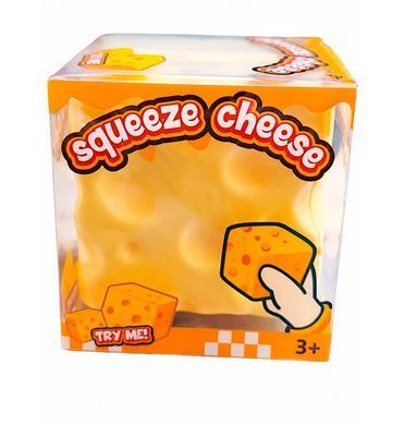 Сквіш антістрес Сир з ароматом Cheese куб 6см 14072