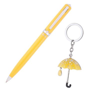 Ручки в наборе Langres Umbrella 1шт+брелок желтый LS.122022-08