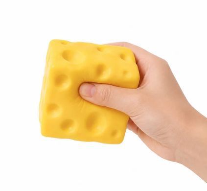 Сквіш антістрес Сир з ароматом Cheese куб 6см 14072
