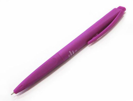 Кулькова ручка Vinson Elegance soft-touch 8055 автомат. пише синім 0,7мм корпус асорті, Синий
