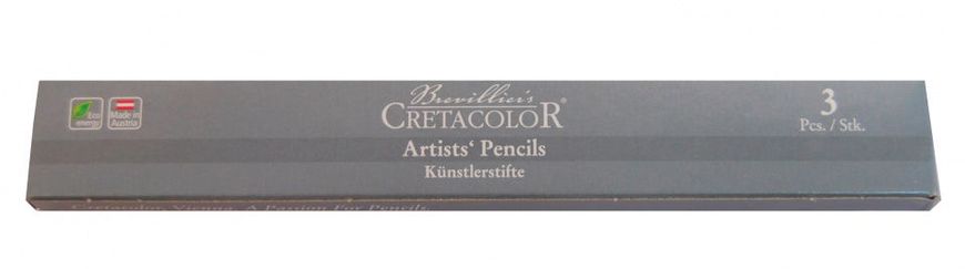 Олівець графітний Cretacolor для малюнку Набір 3шт. Грім