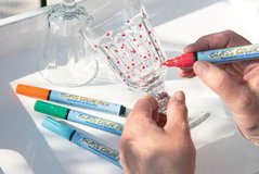 Маркер по склу KREUL Glass Color Pen (обжиг) KR-426**, турецька блакить
