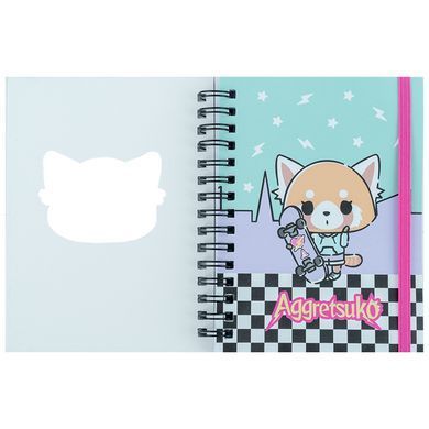 Блокнот на спирали А6 80л. Kite Aggretsuko AR25-229