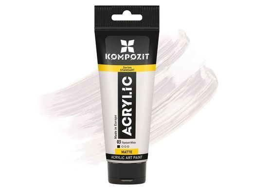 Акрилова фарба Art Kompozit 75мл Standart 526***, білила титанові