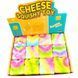 Сквіш антистрес Сир з ароматом Cheese куб різнокольоровий 7см асорті 14073