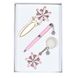 Ручки в наборе Langres Star 1шт + брелок и закладка для книг, розовый LS.132000-10