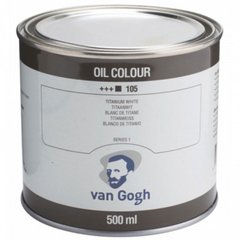 Краска масляная Van Gogh 500мл Royal Talens №105 Белила титановые на сафлоровом масле 02181053