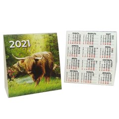 Календарь Стойка 2021 Контраст (ассорти) мини