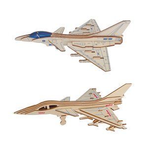 Модель 3D дерев'янна сборна WoodCraft XA-G024H Винищувач-6 29*19*10см