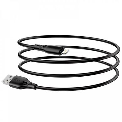 Кабель USB-А - Lightning 2.4A 1m Borofone BX48, Черный