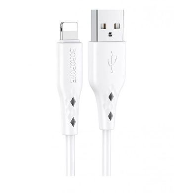 Кабель USB-А - Lightning 2.4A 1m Borofone BX48, Черный