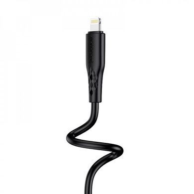 Кабель USB-А - Lightning 2.4A 1m Borofone BX48, Черный