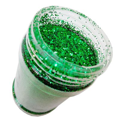 Блестки сухие 125гр 1мм Pasco Зеленый GL-008-зел