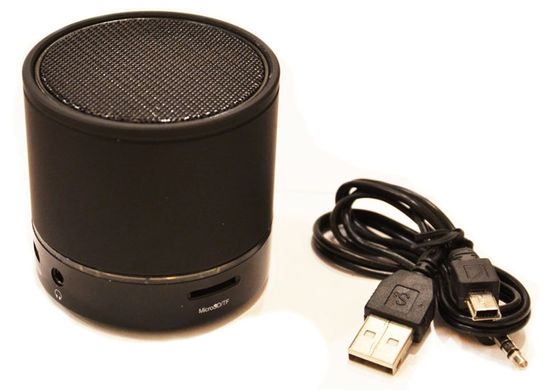 Колонка портативная MUSIC Mini Bluetooth Speaker 60*60*50мм мощн 3Вт, блютус+MicroSD+аккумулятор S09