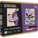 Набор для выжигания по дереву Rosa Start картина на дереве Dog and Flower, с красками N000156