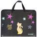 Папка-портфель 25,5*35см Class пластик на молнии 5635-24C Star Cat