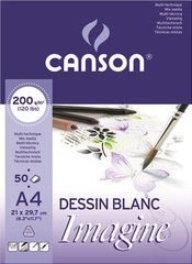 Папір-склейка для графіки Canson Imagine А4 21*29,7см 200г/м 50арк CON-200006008R